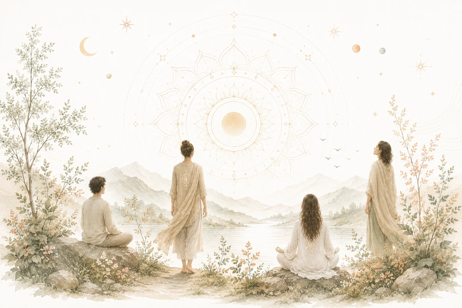 The AI Astrology Hero Background