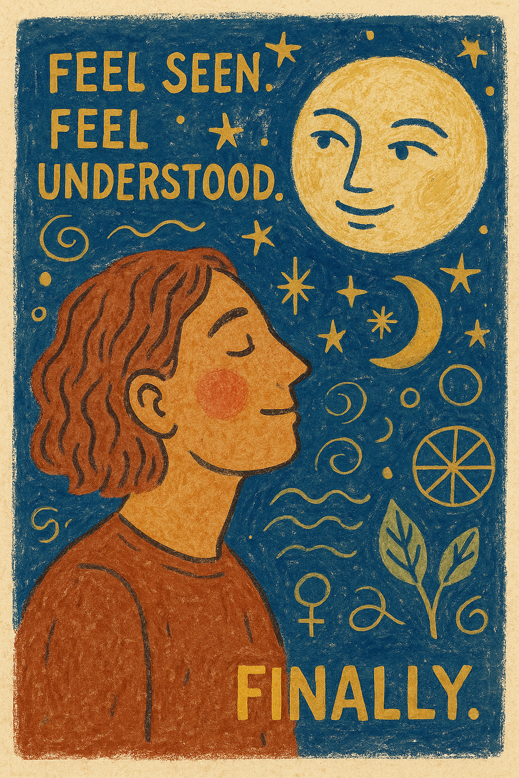 Feel seen. Feel understood. Finally.
